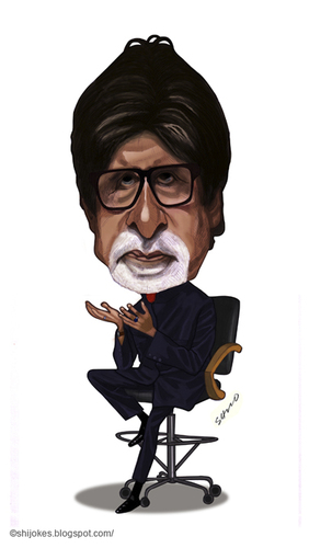 Amitabh Bachan By shijo varghese | Famous People Cartoon | TOONPOOL