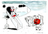 Cartoon: Dracula (small) by Dubovsky Alexander tagged dracula,meeting