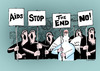 Cartoon: The end (small) by Dubovsky Alexander tagged the,end,protest,demonstration