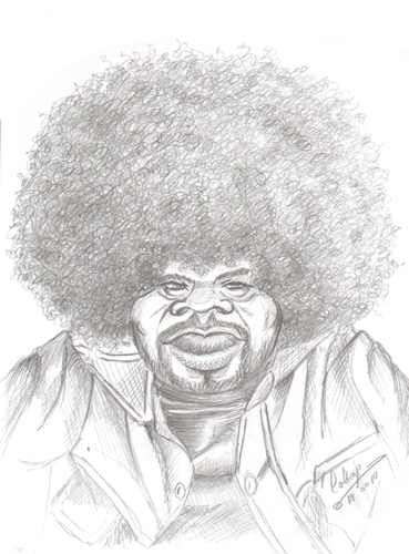 Cartoon: Billy Preston (medium) by cabap tagged caricature