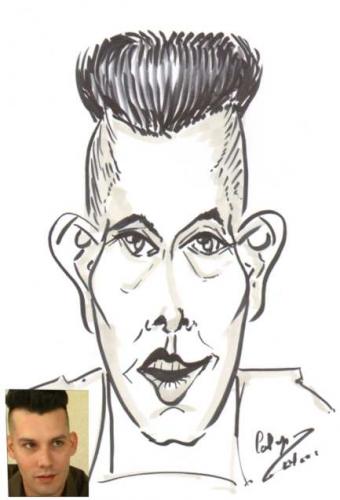 Cartoon: caricature (medium) by cabap tagged caricature