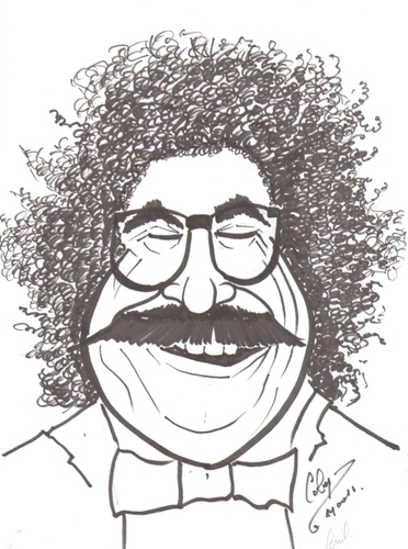 Cartoon: Gene Shalit (medium) by cabap tagged caricature