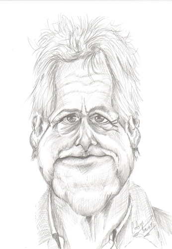 Cartoon: Griff Rhys Jones (medium) by cabap tagged caricature