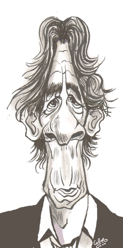 Cartoon: Harry Shearer (medium) by cabap tagged caricature