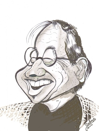 Cartoon: I.M. Pei (medium) by cabap tagged caricature