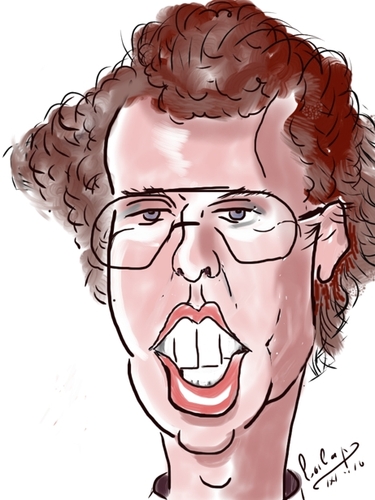 Cartoon: Jonathan Joseph Jon Heder (medium) by cabap tagged caricature