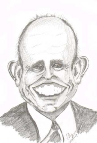 Cartoon: Rudy Giuliani (medium) by cabap tagged caricature