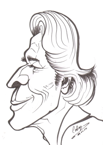 Cartoon: Willem Dafoe (medium) by cabap tagged caricature