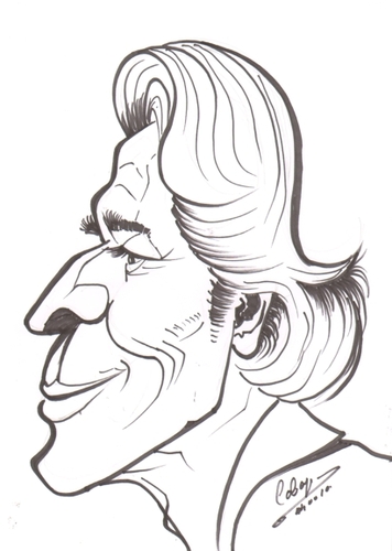Cartoon: Willem Dafoe (medium) by cabap tagged caricature