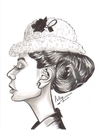 Cartoon: Audrey Hepburn (small) by cabap tagged caricature