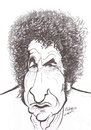 Cartoon: Bob Dylan (small) by cabap tagged caricature