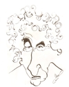 Cartoon: Bob Dylan (small) by cabap tagged caricature