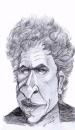 Cartoon: Bob Dylan (small) by cabap tagged caricature