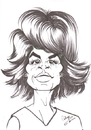 Cartoon: Jacqueline Kennedy (small) by cabap tagged caricature