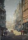 Cartoon: sreet in Brussels (small) by cabap tagged watercolorpainting