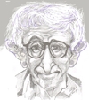 Cartoon: Woody Allen (small) by cabap tagged caricature