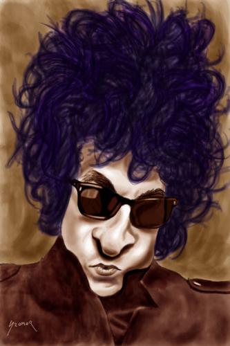 Cartoon: bob dylan (medium) by szomorab tagged caricature