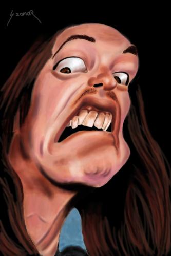 Cartoon: Cliff Burton (medium) by szomorab tagged metallic,cliff,burton