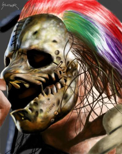 Cartoon: Corey Taylor (medium) by szomorab tagged slipknot