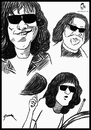 Cartoon: Tommy Ramone (small) by szomorab tagged tommy,ramone,ramones,punk,poster,caricature