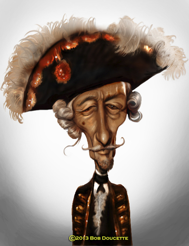 Cartoon: Baron Munchausen (medium) by tobo tagged baron,munchausen