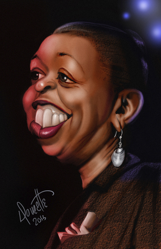 Cartoon: Ethel Waters (medium) by tobo tagged caricature,waters,ethel