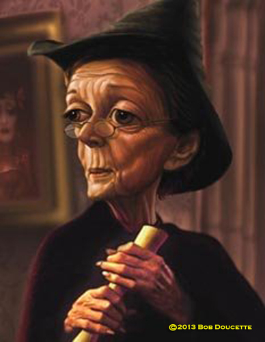 Cartoon: Maggie Smith (medium) by tobo tagged maggie,smith