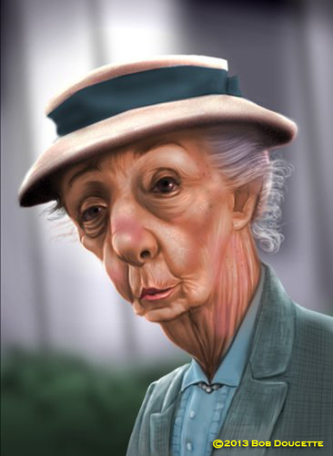 Cartoon: Miss Marple 1 (medium) by tobo tagged joan,hickson