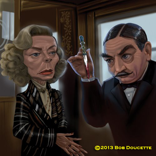 Cartoon: Murder on the Orient Express (medium) by tobo tagged caricature