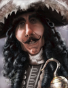 Cartoon: Dustin Hoffman as HOOK (small) by tobo tagged dustin,hoffman,caricature