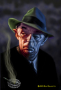 Cartoon: Robert Mitchum (small) by tobo tagged caricature mitchum