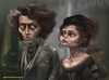 Cartoon: Sweeney Todd (small) by tobo tagged johnny depp