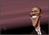 Cartoon: Barack Obama (small) by PlainYogurt tagged barack,obama,caricature