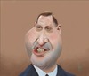 Cartoon: John Key (small) by PlainYogurt tagged caricature,nz,prime,minister,political