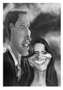 Cartoon: William and Kate (small) by PlainYogurt tagged royal,caricature
