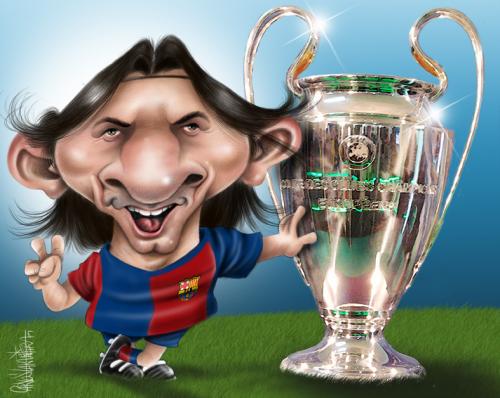 Cartoon: Leonel Messi (medium) by Carlos Laranjeira tagged leonel,messi