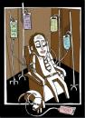 Cartoon: Injections (small) by Holger Herrmann tagged tropf,injektion,entspannung,