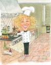 Cartoon: Chef Linda (small) by stinchfieldstudio tagged stinchfield