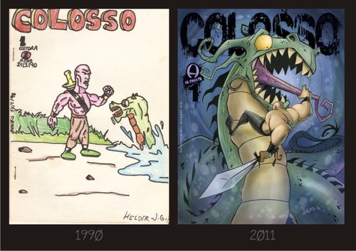 Cartoon: 10 years - 30 years old (medium) by Hellder Gonzales tagged years,school,new,hq,colosso,evolution,comic