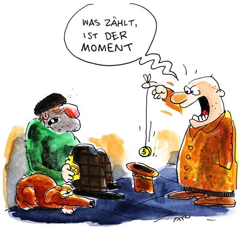 Cartoon: Was zählt (medium) by ari tagged geld,armut,kapitalismus,wert,finanzen,sozial,arbeit,demokratie,wahl