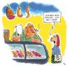 Cartoon: Fleisch (small) by ari tagged desire,fleisch,liebe,lebensmittel,metzger,fleischerei,eu,wurst,ernährung,gesundheit,essen,schwein,pferd,rind,huhn,lasagne,cartoon,ari,plikat