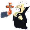 Cartoon: oh noooooo (small) by ari tagged vampir,kreuz,dracula,halloween,jesus,angst,horror,religion,plikat,christen