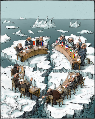 Cartoon: Letzte Klimakonferenz (medium) by Rainer Ehrt tagged klima,klimaschutz,ererwärmung,climate,conference,global,wartming,erderwärmung,gletscher,antarktis,meeresspiegel,emissionen,pariser,abkommen,klima,klimaschutz,erderwärmung,climate,conference,global,warming,gletscher,antarktis,meeresspiegel,emissionen,pariser,abkommen