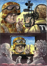 Cartoon: BREAKING WAR NEWS (small) by Rainer Ehrt tagged krieg,war,afghanistan,afrika,irak,medien,fernsehen,news,journalismus,lobbyismus,manipulation,meinungsfreiheit,intervention