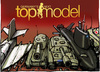 Cartoon: germanys next top model (small) by Rainer Ehrt tagged waffenexport,waffen,rüstungsexport,armament,weapons,rüstungsindustrie,unterhaltung,unterhaltungsindustrie