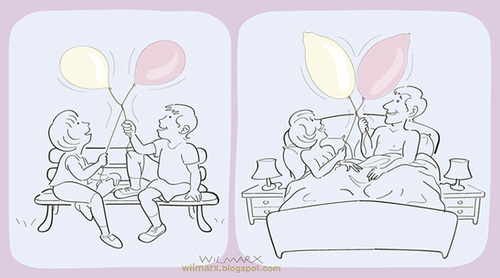 Cartoon: Latex (medium) by Wilmarx tagged love