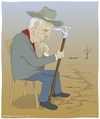 Cartoon: Cane (small) by Wilmarx tagged water,ecology,thinker