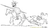 Cartoon: Dom Quixote and Sancho today (small) by Wilmarx tagged behavior,don,quixote,sancho,panza
