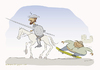 Cartoon: Don Quixote and Sancho Panza in (small) by Wilmarx tagged behavior,quixote,skate