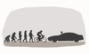 Cartoon: Evolution (small) by Wilmarx tagged evolution,bike,car
